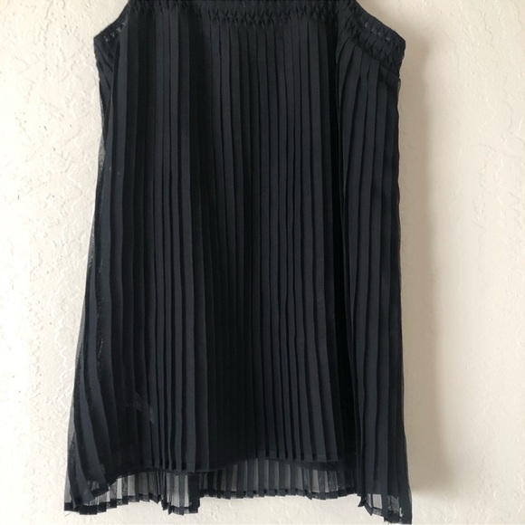 French Connection black sleeveless pleated top size 6 - Picture 14 of 16